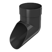  ТН ОПТИМА слив трубы, черный (фото)