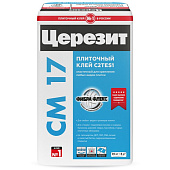 CM 17/25 Клей д/плитки эластичный 25 кг (расход 3,5 кг/м2)  (фото)