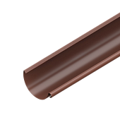 Желоб водост D125 (3м) ПЛД-02-ОН 8017 кор (фото)