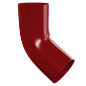 Колено трубы D100 ПЛД-02-0,6 вишня Р363 (фото)