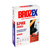 Кладочная смесь BROZEX Брик Зимний М 150 W, 25 кг (фото)