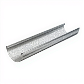 Желоб водосточный D185x3000 (ОЦ-01-БЦ Бесцветный-0,5) (фото)