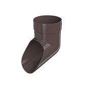  ТН ОПТИМА слив трубы, темно-коричневый (фото)